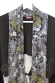 画像2: Qutie Frash / 2026プレミアムセット-松龍-SHOURYU 着物カーディガン  ブラック O-26-03-13-005-QU-TO-OW-OS (2)