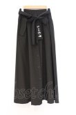 画像1: NieR Clothing / ボタン配色スカート F ブラック O-26-03-13-018-PU-SK-OW-OS (1)
