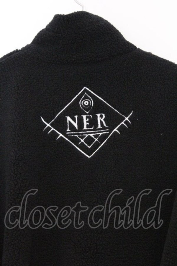 画像3: NieR Clothing / ボアブルゾン F ブラック O-26-03-13-023-PU-CO-OW-OS (3)