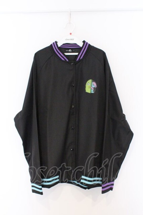 画像1: NieR Clothing / キャラptブルゾンジャケット F ブラック（ONE君） O-26-03-13-030-PU-JA-OW-OS (1)