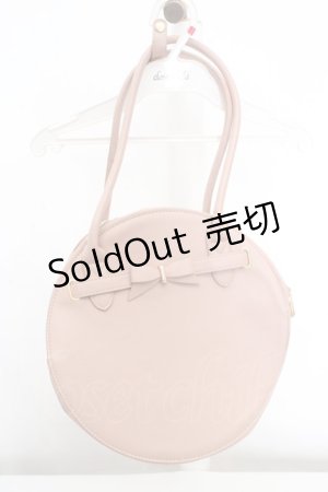 画像: m petit by misako / AMサークルリボントートバッグ  ピンク O-26-03-14-027-0-BG-OW-OS