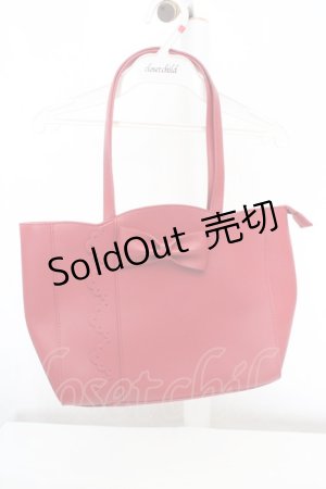 画像: m petit by misako / AMリボントート  アカ O-26-03-14-028-0-BG-OW-OS