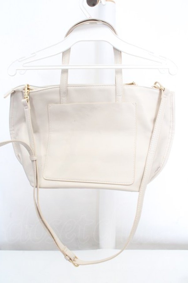 画像3: m petit by misako / AMリボン2wayバッグ  アイボリー O-26-03-14-030-LO-BG-OW-OS (3)