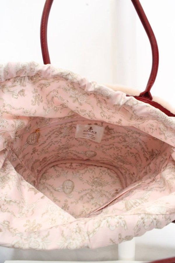 画像4: m petit by misako / AM*NIリボンFバッグ  アカ O-26-03-14-031-LO-BG-OW-OS (4)