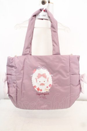 画像: m petit by misako / サンリオキャラクターズコラボサイドリボントートバッグ  ラベンダー O-26-03-14-034-LO-BG-OW-OS