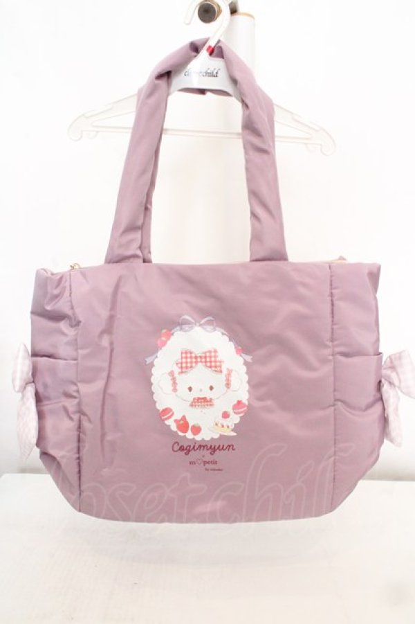 画像1: m petit by misako / サンリオキャラクターズコラボサイドリボントートバッグ  ラベンダー O-26-03-14-034-LO-BG-OW-OS (1)