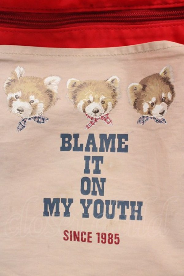 画像2: Karl Helmut / ナイロンナップサック  アカ O-26-03-14-004-EL-BG-IG-OS (2)