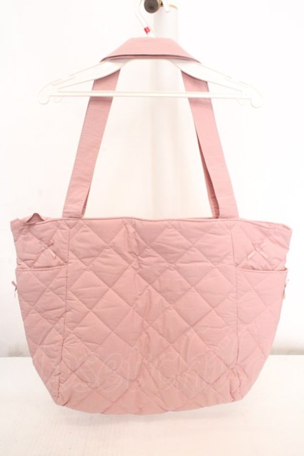 画像3: m petit by misako / リボンキルトトートバッグ  ピンク O-26-03-14-039-LO-BG-OW-OS (3)