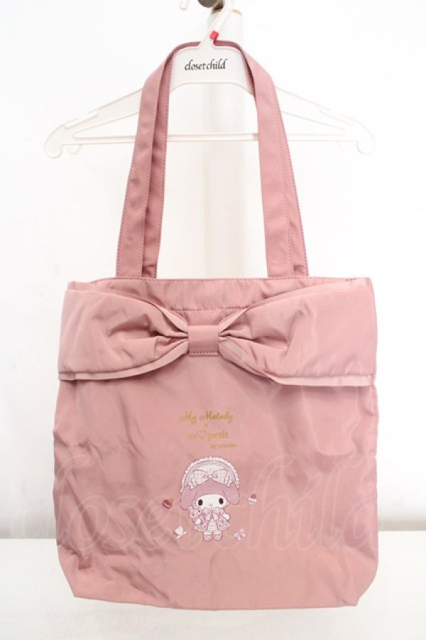 画像1: m petit by misako / サンリオコラボ トートバッグ  ピンク O-26-03-14-040-0-BG-OW-OS (1)