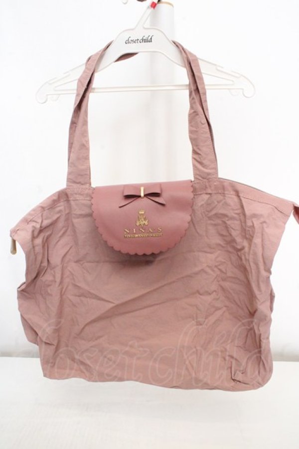 画像2: m petit by misako / エコバッグ  ピンク O-26-03-14-042-LO-BG-OW-OS (2)