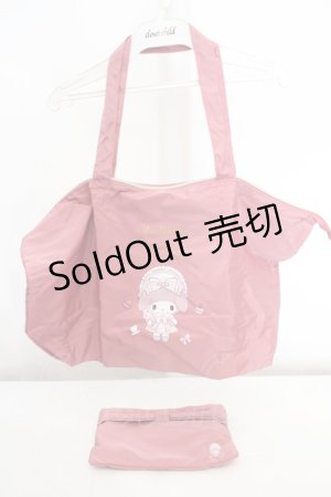 画像: m petit by misako / サンリオキャラクターズコラボポーチ付きエコバッグ  ピンク O-26-03-14-043-LO-BG-OW-ZT0316P
