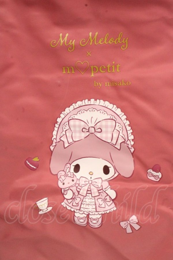 画像2: m petit by misako / サンリオキャラクターズコラボポーチ付きエコバッグ  ピンク O-26-03-14-043-LO-BG-OW-OS (2)