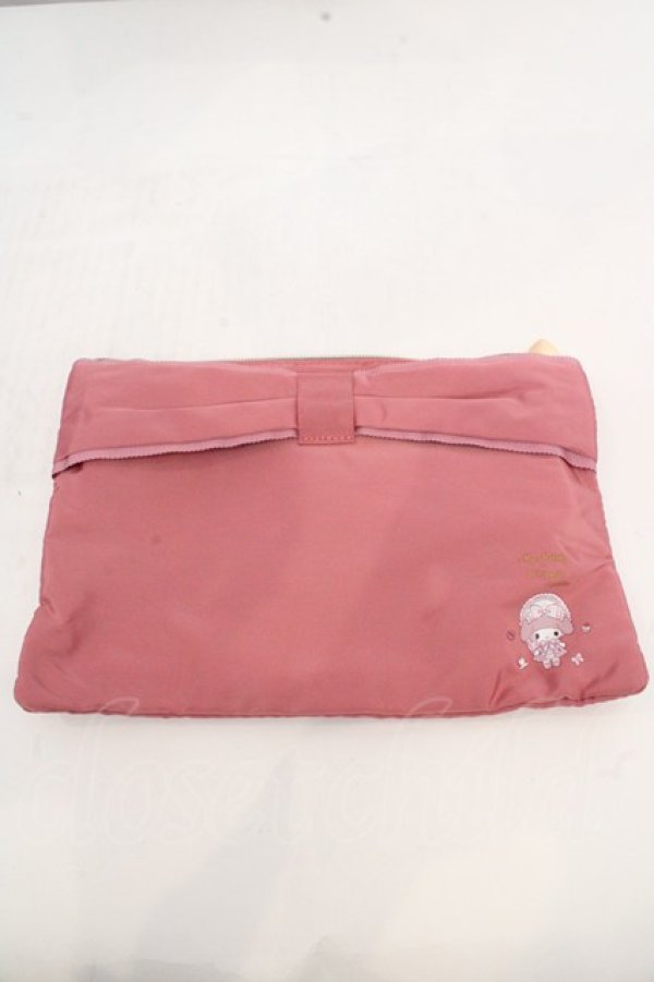 画像4: m petit by misako / サンリオキャラクターズコラボポーチ付きエコバッグ  ピンク O-26-03-14-043-LO-BG-OW-OS (4)