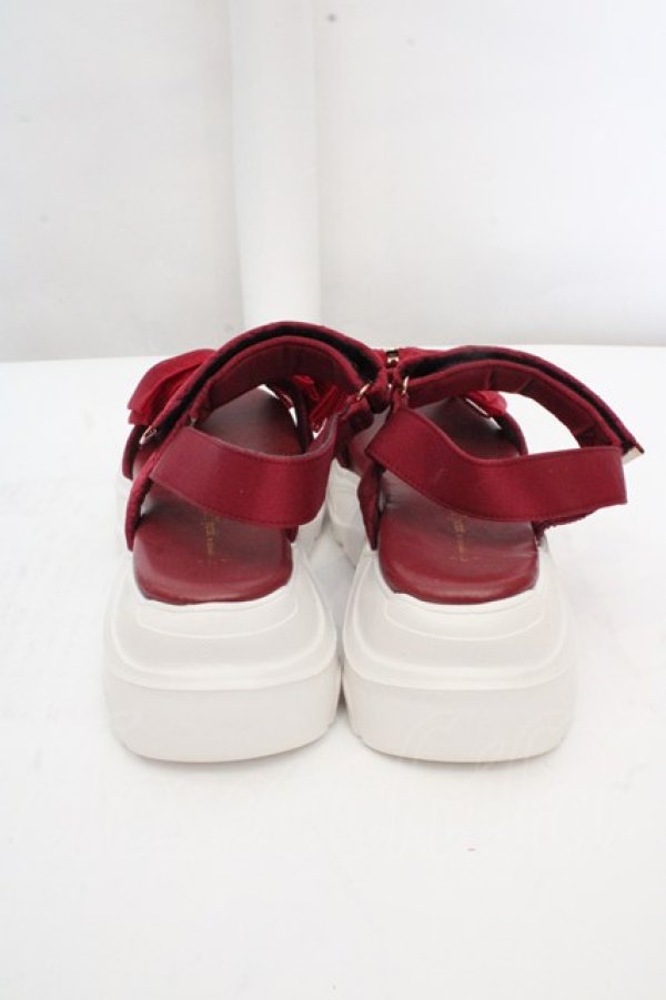 画像3: m petit by misako / AMシアーリボンサンダル L アカ O-26-03-14-045-LO-SH-OW-OS (3)