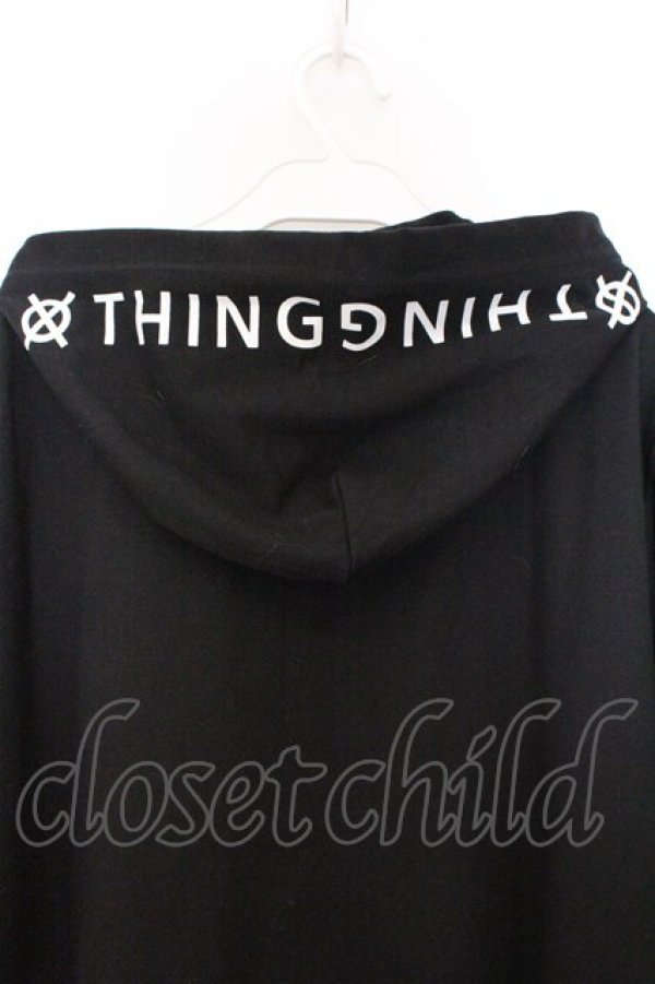 画像2: NieR Clothing / プリントロングパーカー  ブラック O-26-03-14-1035-PU-TO-IG-OS (2)