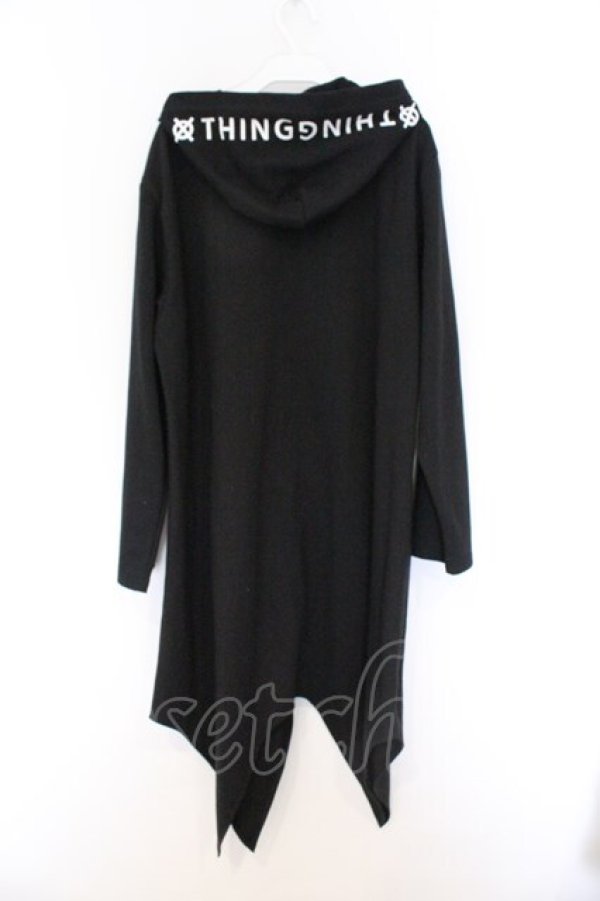 画像3: NieR Clothing / プリントロングパーカー  ブラック O-26-03-14-1035-PU-TO-IG-OS (3)