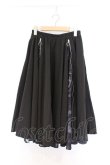 画像1: NieR Clothing / 2枚仕立てARRANGE MINI SKIRT スカート  ブラック O-26-03-14-1038-PU-SK-IG-OS (1)