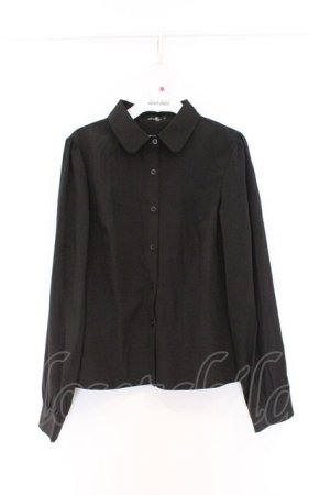 画像: NieR Clothing / 丸襟ブラウス  ブラック O-26-03-14-1041-PU-BL-IG-OS