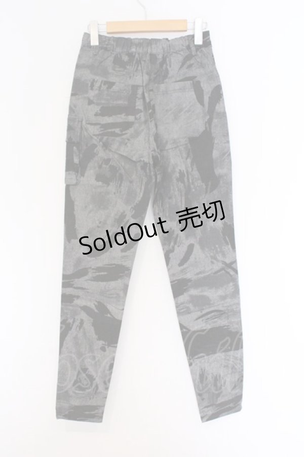 画像3: NieR Clothing / デニム調パンツ F ブラック O-26-03-14-1004-PU-PA-OW-OS (3)