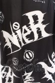 画像2: NieR Clothing / プリントカットソー  ブラック×ホワイト O-26-03-14-1045-PU-TO-IG-OS (2)