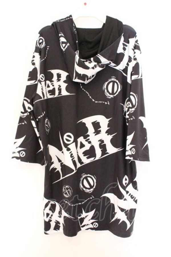 画像3: NieR Clothing / プリントカットソー  ブラック×ホワイト O-26-03-14-1045-PU-TO-IG-OS (3)