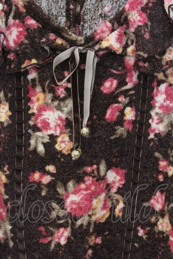 画像2: LIZ LISA / パイルローズチュニック  ブラウン O-26-03-14-1052-LO-OP-IG-OS (2)