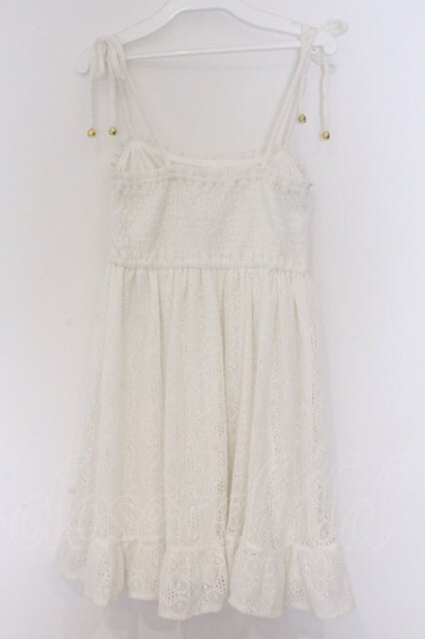 画像3: LIZ LISA / 起毛レースキャミワンピース  シロ O-26-03-14-1056-LO-OP-IG-OS (3)