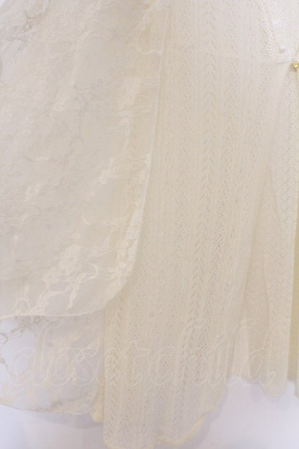 画像2: axes femme / 透かし編みレーシートッパー M 生成り O-26-03-14-1059-AX-TO-IG-OS (2)