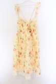 画像3: axes femme / 水彩花柄キャミワンピース M イエロー O-26-03-14-1067-AX-OP-IG-OS (3)