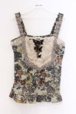 画像1: axes femme / 花柄トップス M ベージュ O-26-03-14-1074-AX-TO-IG-OS (1)