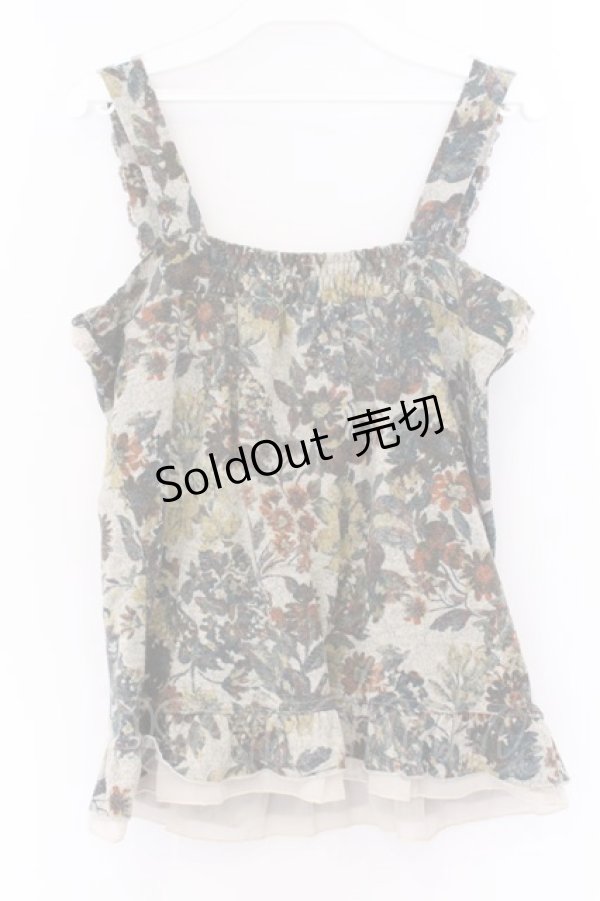画像3: axes femme / 花柄トップス M ベージュ O-26-03-14-1074-AX-TO-IG-OS (3)