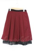 画像1: axes femme / プリーツミドルスカート M ワイン O-26-03-14-1077-AX-SK-IG-OS (1)