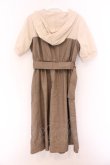 画像3: axes femme / パーカードッキングワンピース  ベージュ O-26-03-14-1082-AX-OP-IG-OS (3)