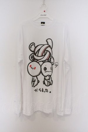 画像: NieR Clothing / グル~ミ~×NIERコラボデザインUVカット×吸汗速乾ドライカットソー【汎用うさぎ×NIERちゃん】 XL ホワイト O-26-03-14-1018-PU-TO-IG-OS