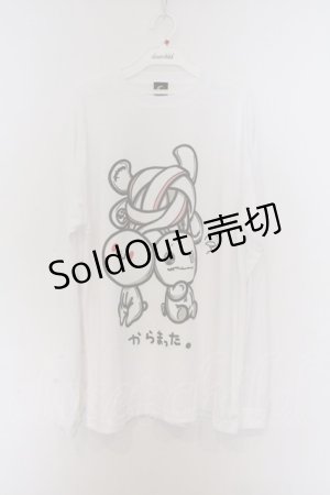 画像: NieR Clothing / グル~ミ~×NIERコラボデザインUVカット×吸汗速乾ドライカットソー【汎用うさぎ×NIERちゃん】 XL ホワイト O-26-03-14-1018-PU-TO-IG-OS