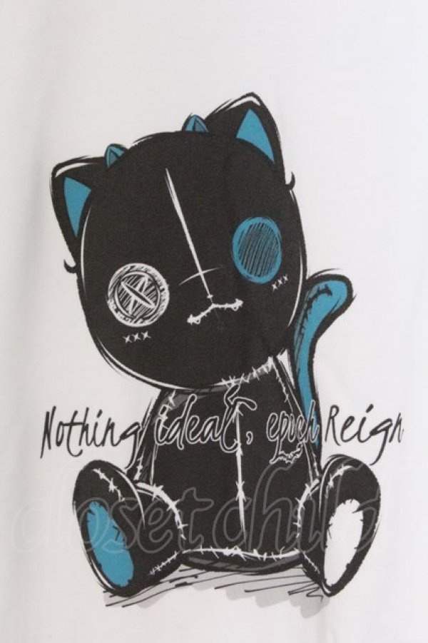 画像2: NieR Clothing / プリントトレーナー 2XL ホワイト×シエル O-26-03-14-1002-PU-TO-OW-OS (2)