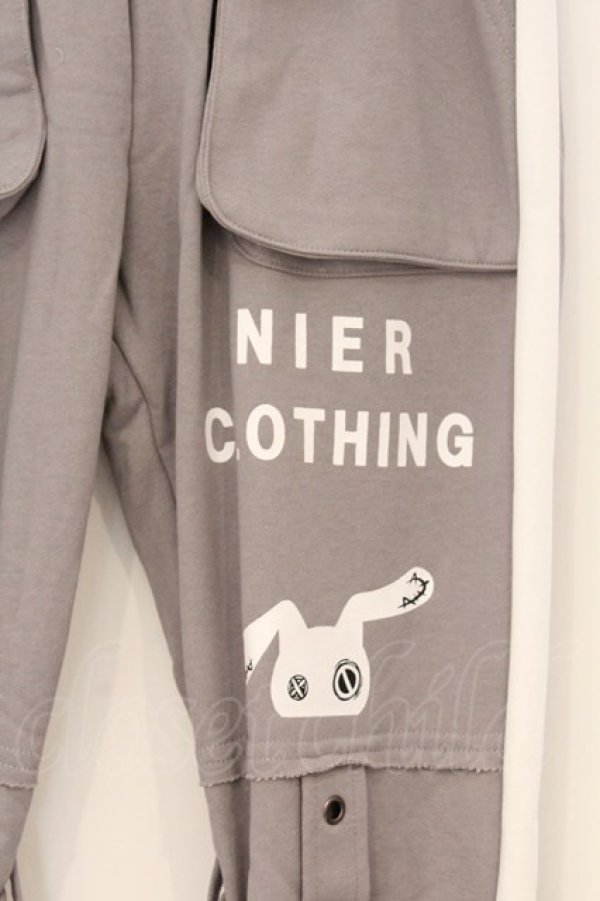 画像2: NieR Clothing / BONDAGE BELT PANTS パンツ  グレー O-26-03-14-1021-PU-PA-IG-OS (2)