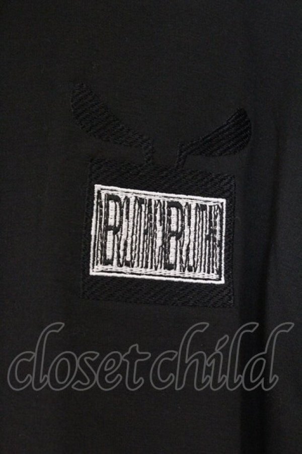 画像2: NieR Clothing / ハイネックジップパーカー  ブラック×ホワイト O-26-03-14-1023-PU-TO-IG-OS (2)