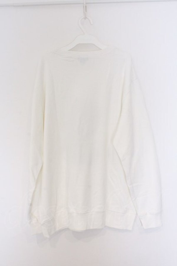 画像3: NieR Clothing / プリントトレーナー 2XL ホワイト×シエル O-26-03-14-1002-PU-TO-OW-OS (3)