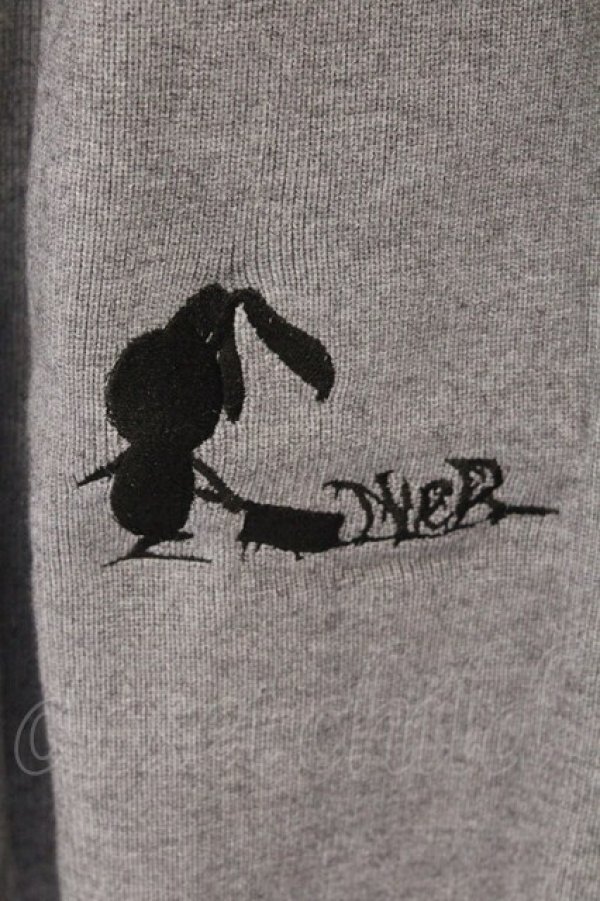 画像2: NieR Clothing / 超LONG丈GRAY KNIT CARDIGAN　カーディガン F グレー O-26-03-14-1003-PU-TO-OW-OS (2)