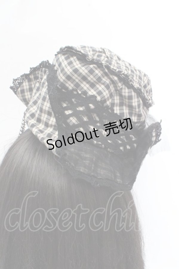 画像5: ALICE and the PIRATES / トリックマスターチェックミニハット  ベージュ O-26-03-14-048-PA-AC-OW-OS (5)