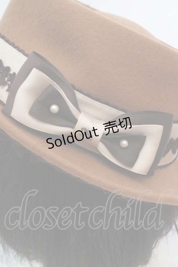 画像4: Innocent World / リボンレースハット 57cm シナモン×ショコラ O-26-03-14-052-IW-AC-OW-OS (4)