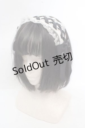 画像: Amavel / Dark Chember Maidヘッドドレス  クロ O-26-03-14-055-CA-AC-OW-OS