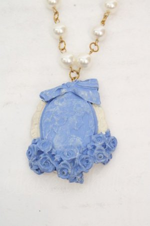 画像: BooDo堂 / 貴婦人のネックレス  ブルー O-26-03-14-057-GO-AC-IG-OS