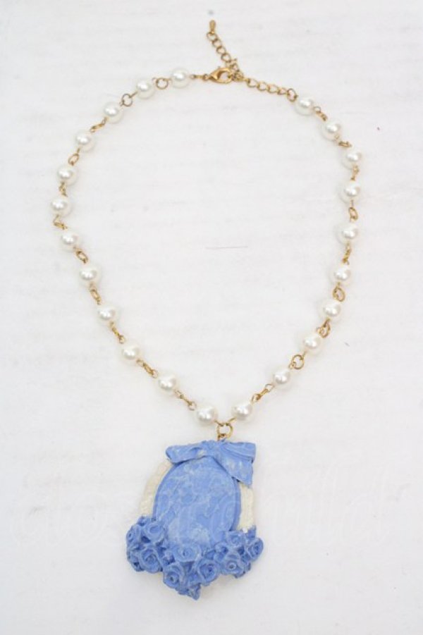 画像3: BooDo堂 / 貴婦人のネックレス  ブルー O-26-03-14-057-GO-AC-IG-OS (3)