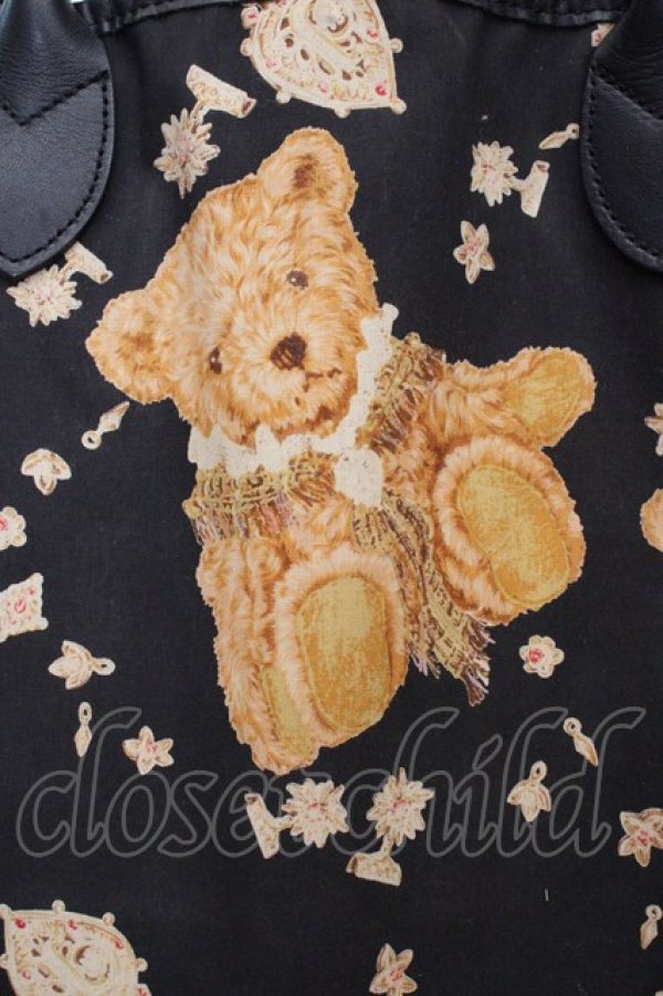 画像2: PINK HOUSE / テディチェック縦型バッグ  クロ O-26-03-14-006-LO-BG-IG-OS (2)