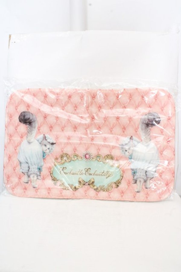 画像1: Enchantlic Enchantilly / フロアーマット  ドロワーズ猫ちゃん（ピンク） O-26-03-14-061-LO-ZA-OW-OS (1)