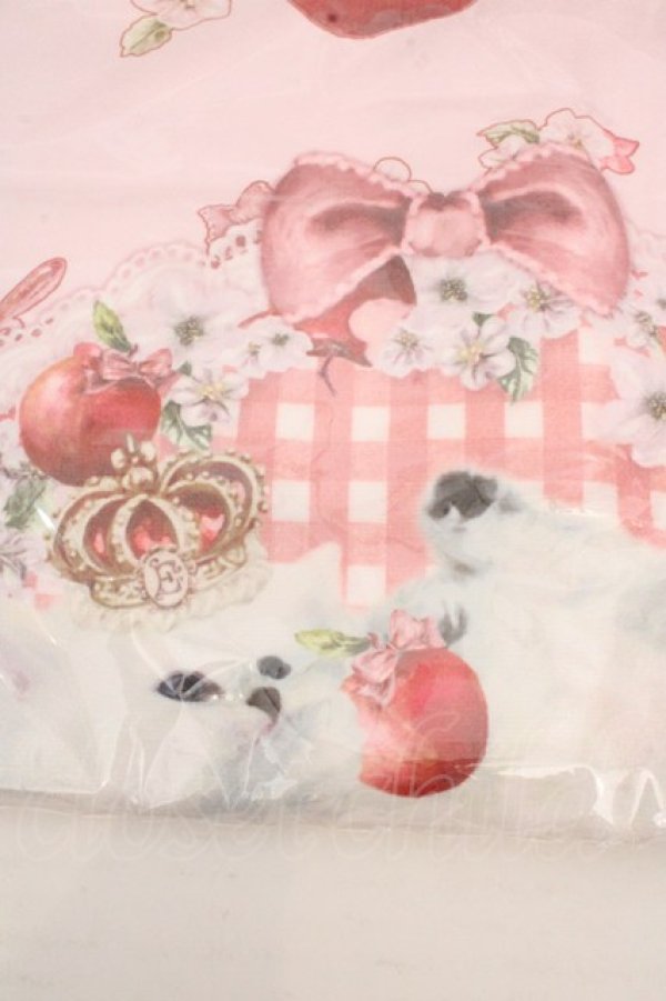 画像2: Enchantlic Enchantilly / 大判タオル  プリリリィ柄（シロ×ピンク） O-26-03-14-063-LO-ZA-OW-OS (2)