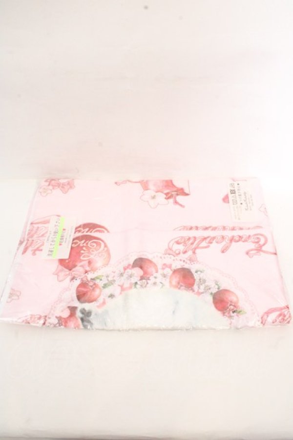 画像3: Enchantlic Enchantilly / 大判タオル  プリリリィ柄（シロ×ピンク） O-26-03-14-063-LO-ZA-OW-OS (3)