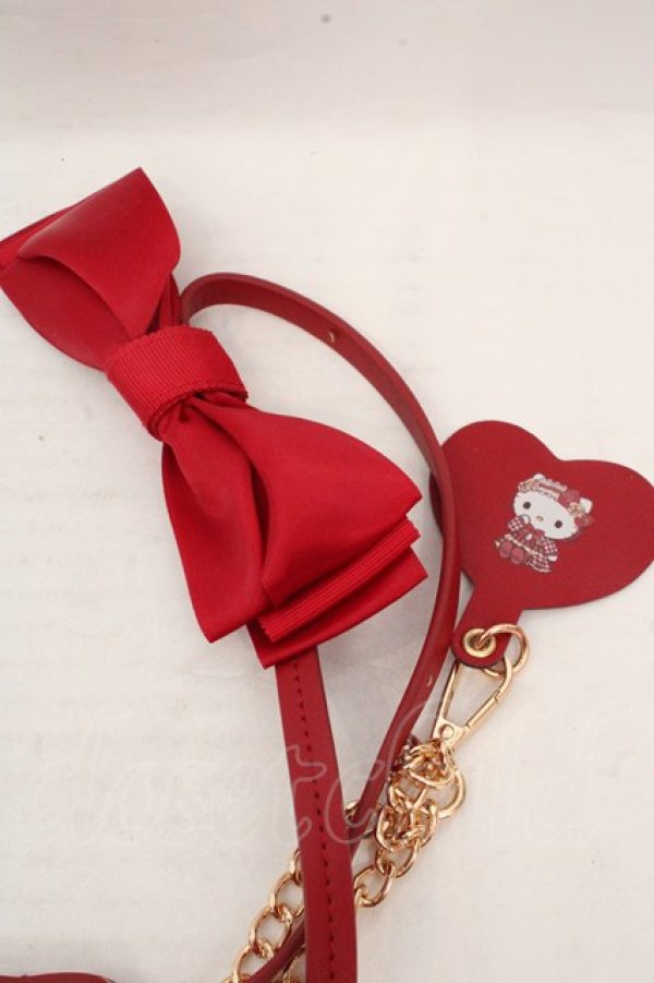 画像2: m petit by misako / サンリオコラボスマホショルダー  キティ（アカ） O-26-03-14-068-LO-ZA-OW-OS (2)